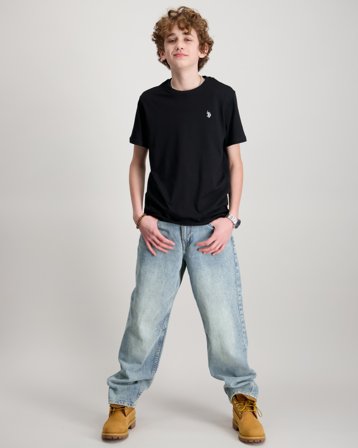 U.S. Polo Assn. DHM Tshirt Svart T-skjorter Gutt - Kids Brand Store