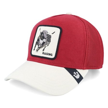 Goorin Bros. - Punainen trucker Lippis - The Suede Bull Original Recipe Suede Red A-Frame Trucker @ Hatstore