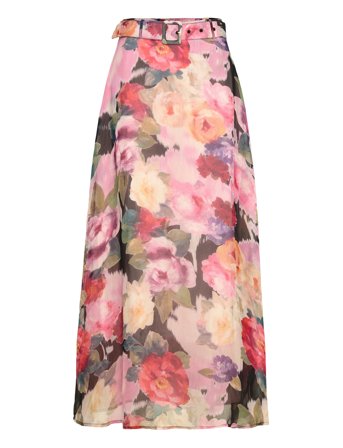 by Ti Mo Organza Maxi Skirt - Pink - L