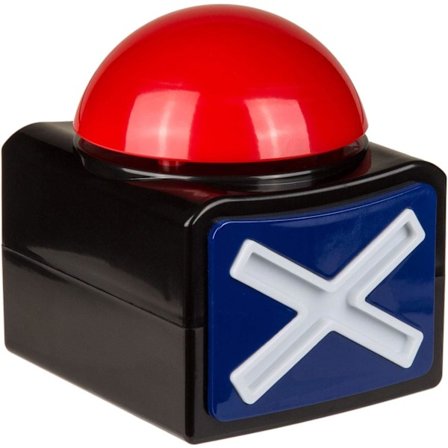 Tilbehør til Quiz / Lys- og Lydbuzzer / Mål: 12 x 9,5 x 11 cm