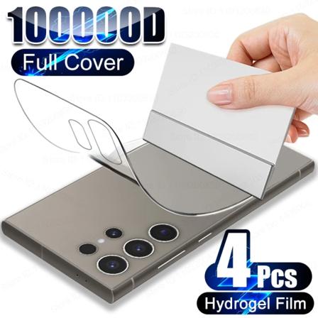 4st Skärmskydd Baksida Hydrogel Film För Samsung Galaxy S24 S23 S22 S21 S20 Ultra S10 S9 Plus A54 A34 A52 Telefontillbehör For Samsung S24 Plus 