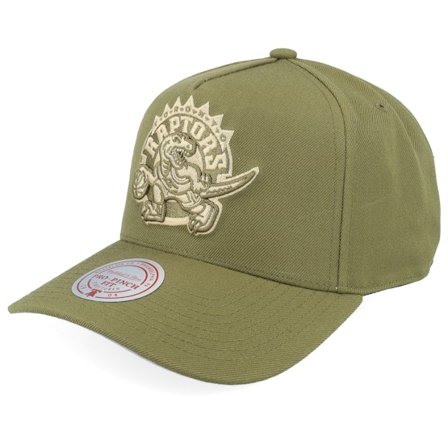 Mitchell & Ness - NBA Groen adjustable Cap - Toronto Raptors Fashion Pro Hwc Olive A-Frame Adjustable @ Hatstore