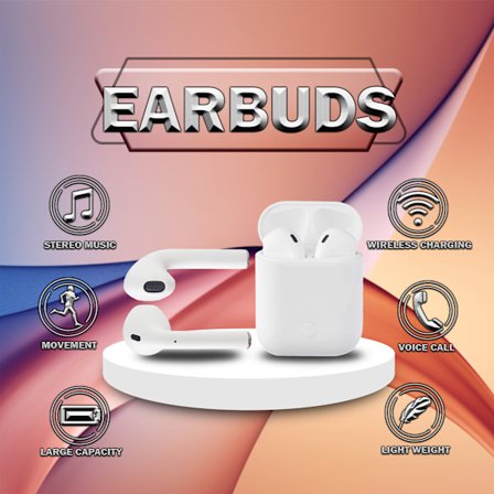 ASPOR A616 TWS langattomat Bluetooth-kuulokkeet Lightning-kaapelilla - Korkea laatu - Langaton lataus - 5.3BT