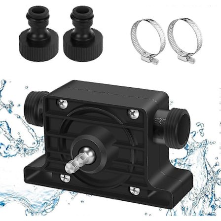 Vattenpump för sladdlös borrmaskin, dieselpump, miniborrmaskin, elektrisk borrmaskin, självsugande pump för diesel, flytande olja, vatten, bränsleolja