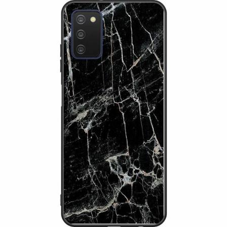 Samsung Galaxy A03s Svart Skal Marmor Svart