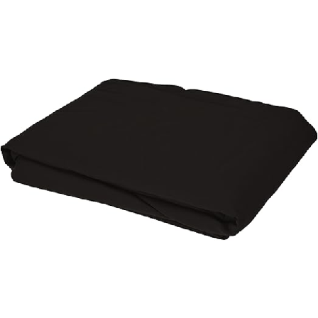 Microfiber lagen sort 160 x 200 x 30 cm