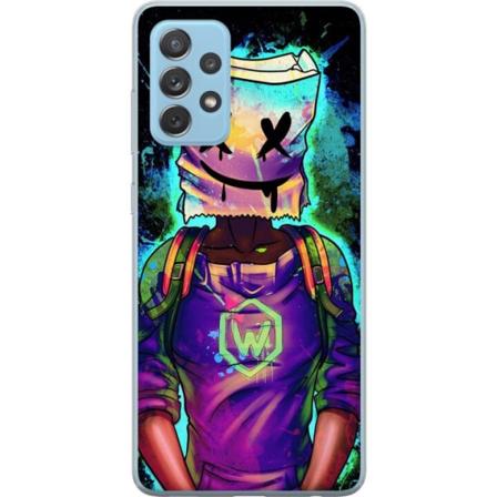 Samsung Galaxy A52 5G Gennemsigtig cover Fortnite Marshmello