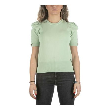 Guess, Round-neck Knitwear Groen, Dames, Maat:L