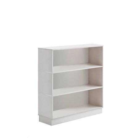 Hylla RICO, 1245x1200x375 mm, 2 hyllplan, sockel, vitpigmenterad