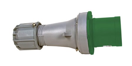 Garo P 363-10 S Støpsel IP44, 3-polet 63 A Grønn, 10 h, Stikkontakter & kabler