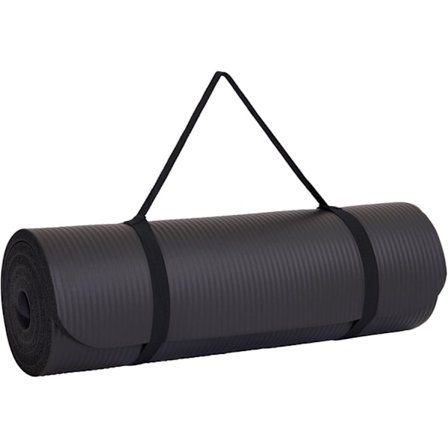 Yogamatta | Multifunktionell extra tjock skumövningsmatta | Stretching, motståndsträning och terapi – Pilates, gym utrustning