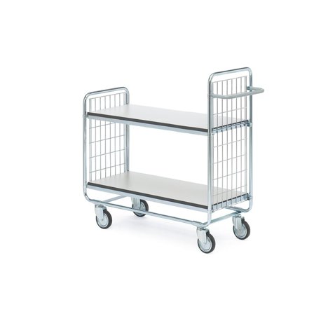 Hyllevogn ESD utførelse, 2 hyller, 1180x460x1120 mm