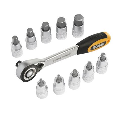 Ironside 102338 Skraldenøglesæt 1/2", 11 stykker, Håndværktøj