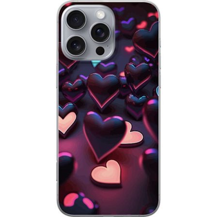 Kompatibelt Mobilskal till Apple Apple iPhone 16 Pro Max Midnattshjärtan