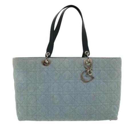 Dior Vintage Pre-owned Canvas totes Blå, Dame Vintage Tasker, Størrelse: ONE Size
