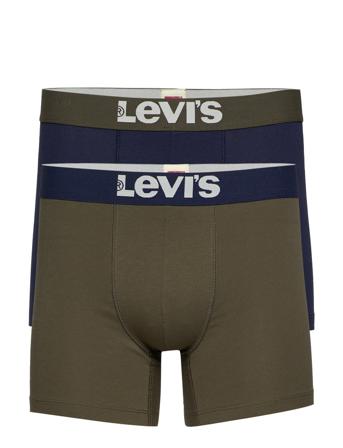 Levis Men Solid Basic Boxer 2P Bokserit Monivärinen/Kuvioitu Levi ́s