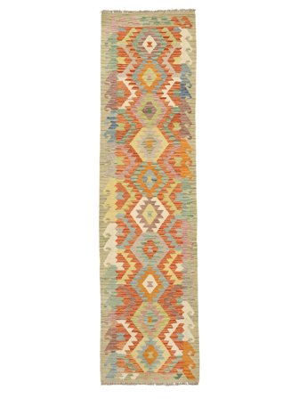 Kelim Afghan Old Style Matot 78X299 Käytävämatto Villa, Afganistan