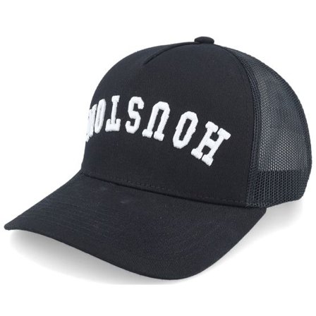 Iconic - Svart trucker Keps - Houston Upside Down 3d Black A-frame Trucker @ Hatstore