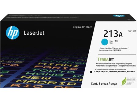 HP Toner W2131A 213A 3K cyan - Lyreco - Toner och bläck - Tonerkassetter - Toner HP