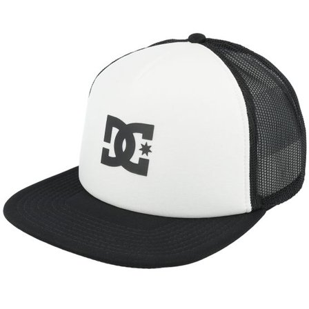 DC - Vit trucker Keps - Gasstation White/Black Trucker @ Hatstore