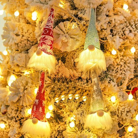 Stora Black Friday-erbjudanden! Tomte Juldekorationer 4-pack Handgjorda Svenska Tomtar med Ljus