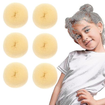 6 stk. Donut Hårknute Maker For Barn, Ballettknute Maker Hår Donut Knute Maker For Voksne Enkel Knute Hårknute Maker