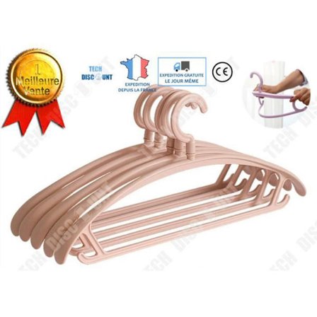 Barnklädhängare - TD - Halkfria - Trä och plast - 42x19.8cm - Unisex