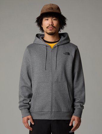 The North Face M Simple Dome Full Zip Hoodie - Grey - S