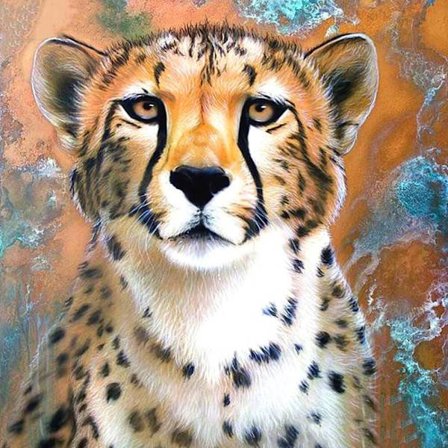 30 x 40 cm, Leopard Diamond Painting Broderi Diamond Painting
