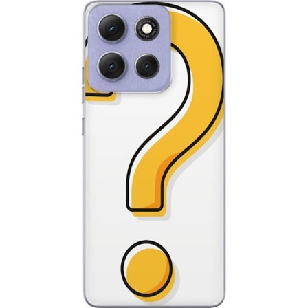 Kompatibelt Mobildeksel til Motorola Moto G86 Power Spørsmålstegn