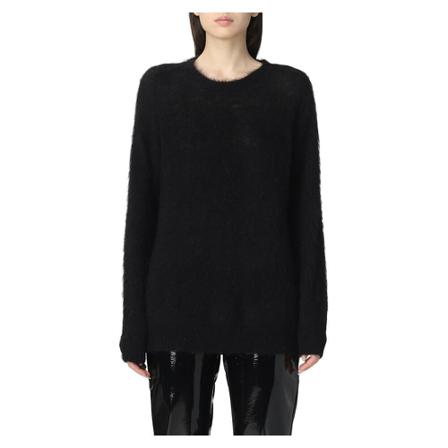 Mauro Grifoni Round-neck Strik Sort, Dame Striktrøjer