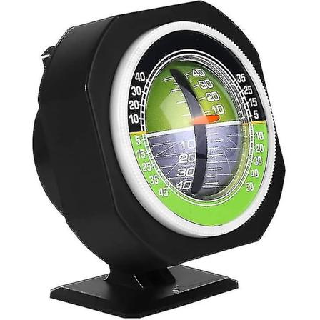 Bilinclinometer, utendørs automatisk minikompass opplyst LED-bilkompass vinkelhelningsmåler balanseringsmåleutstyr Hy