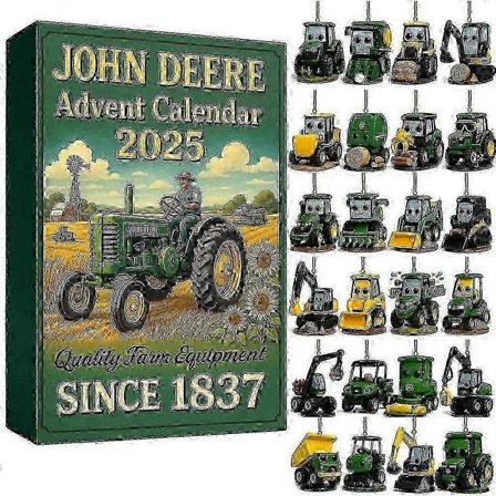 24-dagers *John Deere Julekalender 2025 Traktor Blindboks, Julegave.z