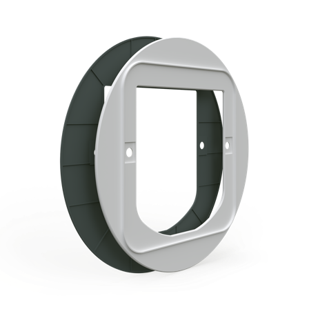 SureFlap - Adapter for montering av katteluke hvit/grå - Katt - Kattesikkerhet & dører - Katteluker & kattedører - ZOO.no
