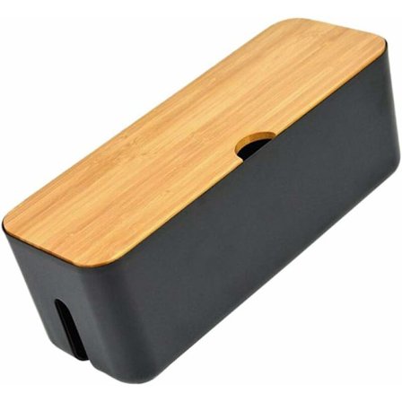 Plastik kabelstyringsboks Plastik stikkontakt kabelarrangør Strømskinne opbevaringsboks