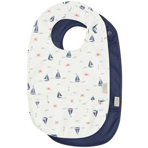 Cam Cam 2-Pack Sailboats/Navy Bibs One Size - Baby feeding - One size - Navy - Mädchen