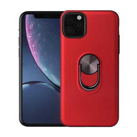 Iphone 11 Pro - Armour Ring Skal - Röd Red Röd