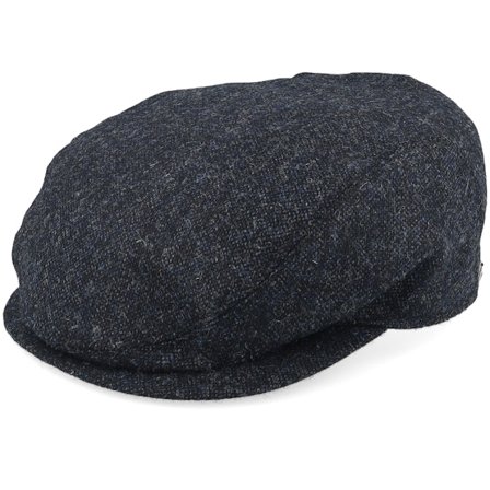 Wigéns - Azul flatcap Gorra - Ivy Slim Cap Navy Melange Flat Cap @ Hatstore