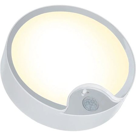 Bevegelsesaktivert LED-taklampe, batteridrevet superlys innendørs taklampe, for vindfang, vaskerom, garasje, hall, trapp, 19 cm 300 LM