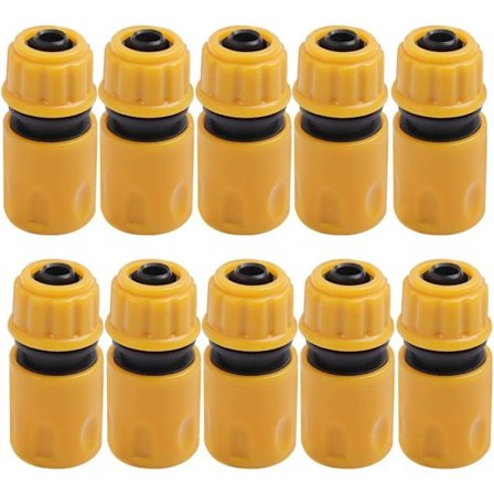 10 stk Hageslangekobling, Raske vanntilkoblinger i plast for hage, Vanntilkobling, Slangekobling