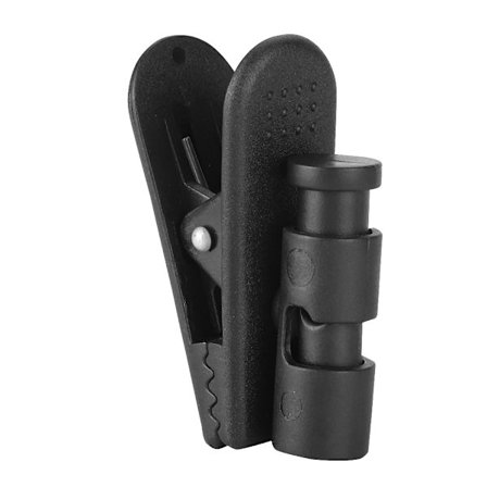 2 STK Svart Øretelefon Hodetelefon Headset Ørepropp Stor Klips Klemme