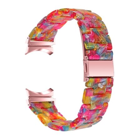 Samsung Galaxy Watch 5 / 5 Pro / 4 klockarmband i resinstil - Regnbågsgodis