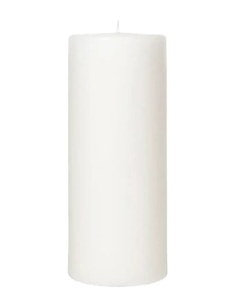 Church Pillar Candle White Broste Copenhagen
