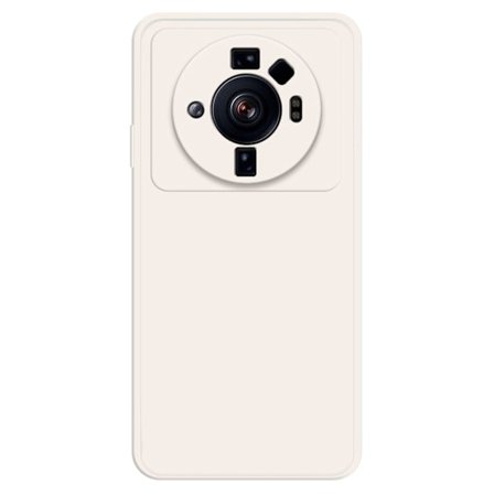 Avfaset anti-drop gummiert deksel for Xiaomi 12S Ultra - Beige