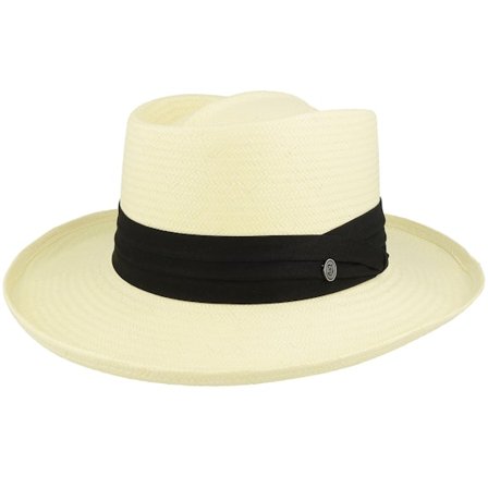 Jaxon & James - Beige - straw - Hat - Ivory Toyo Gambler Natural Straw Hat - Hatstore