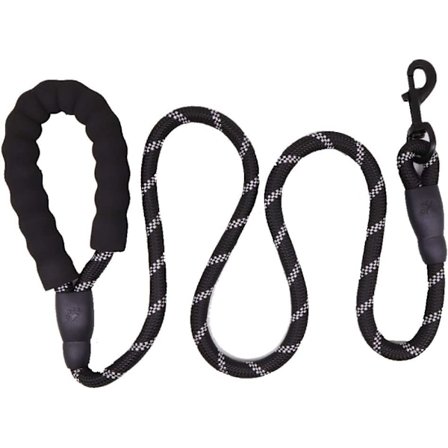 Koppel hundkoppel, starkt handtag hundkoppel med handtag och högreflekterande tråd för små, medelstora och stora hundar