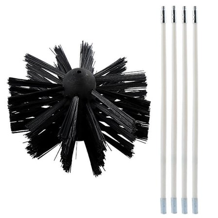 1 Sett Pipekost Rørkost Tørketrommelventilkost Rengjøringskost Rengjøringsverktøy