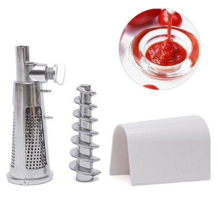 Lihamyllyn lisävarusteet, Kitchen Aid -yleiskoneen lisävarusteet, tomaattimehunpuristin, kierreakselin suodatinholkki, sekoittimen tulppa, 5# 