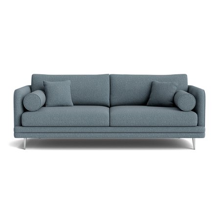 Florence 3 personers sofa - Nordic Blå - 210x95x82 - Sofa, 3 personers sofa