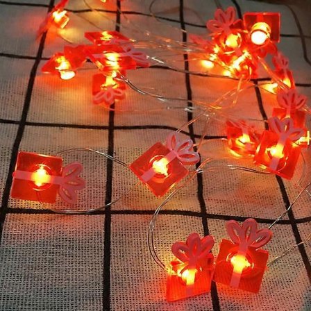 Joulukuusi LED Lumimies Valonauha Juhlapyhien koristelu A 2M